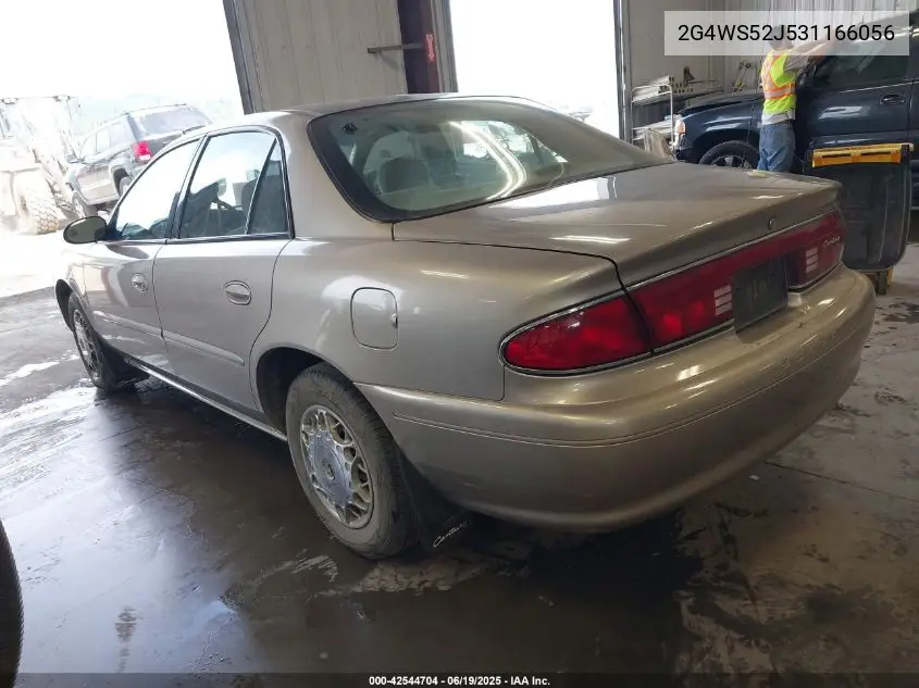 2003 Buick Century Custom VIN: 2G4WS52J531166056 Lot: 42544704
