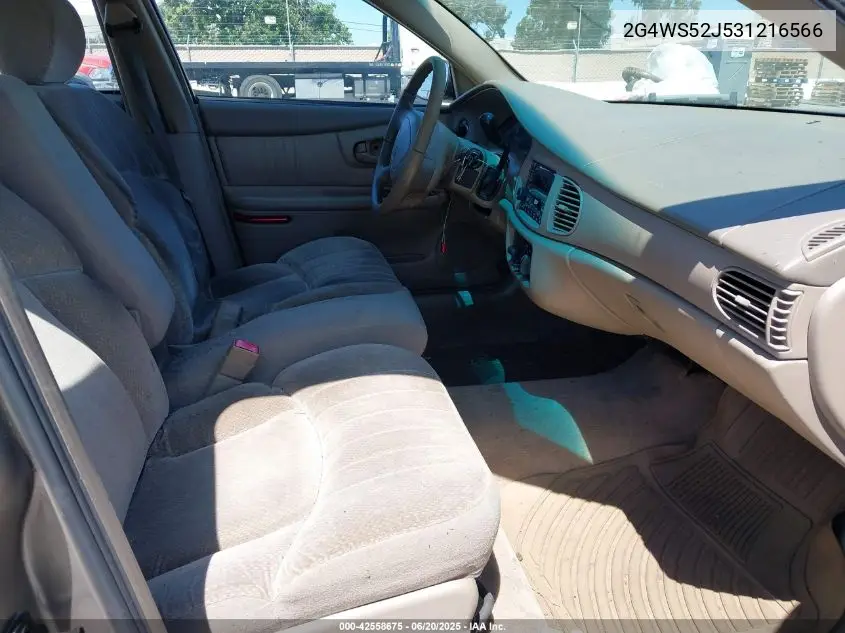 2003 Buick Century Custom VIN: 2G4WS52J531216566 Lot: 42558675