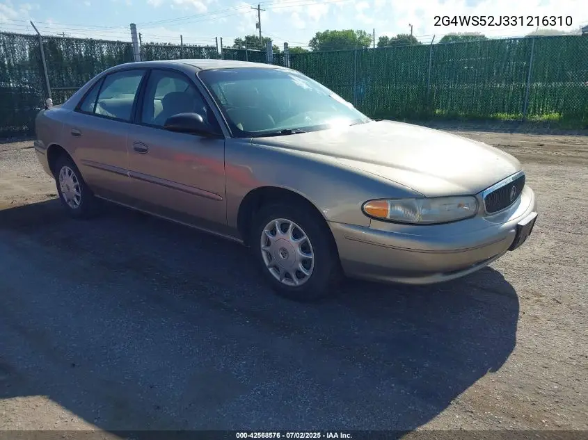 2G4WS52J331216310 2003 Buick Century Custom