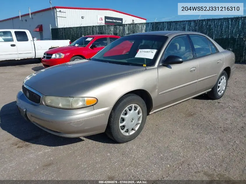 2G4WS52J331216310 2003 Buick Century Custom