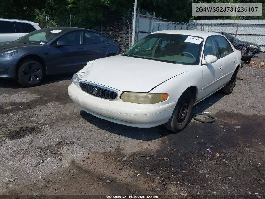2003 Buick Century Custom VIN: 2G4WS52J731236107 Lot: 42580137
