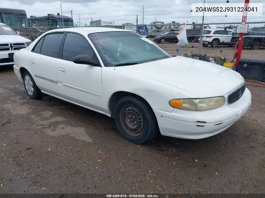 2003 Buick Century Custom VIN: 2G4WS52J931224041 Lot: 42651618