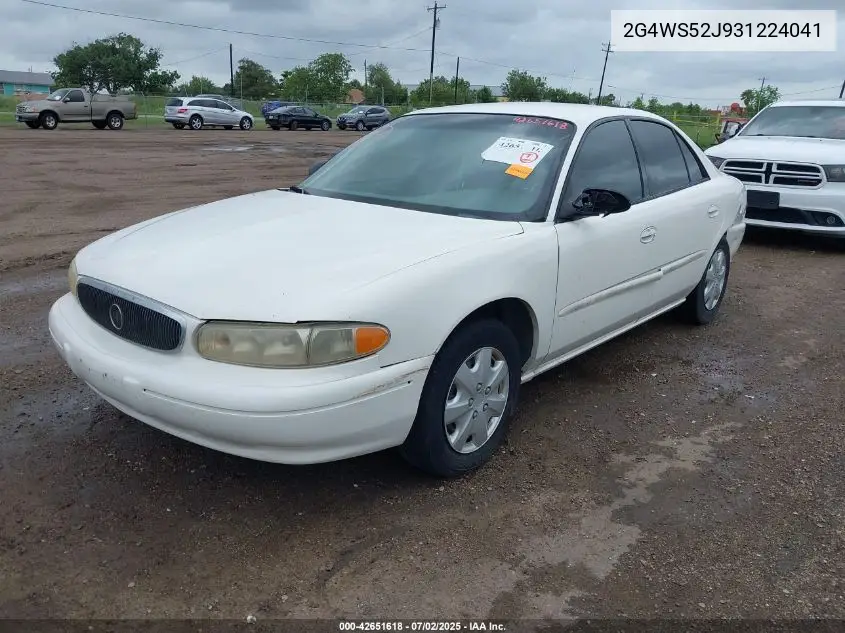 2003 Buick Century Custom VIN: 2G4WS52J931224041 Lot: 42651618