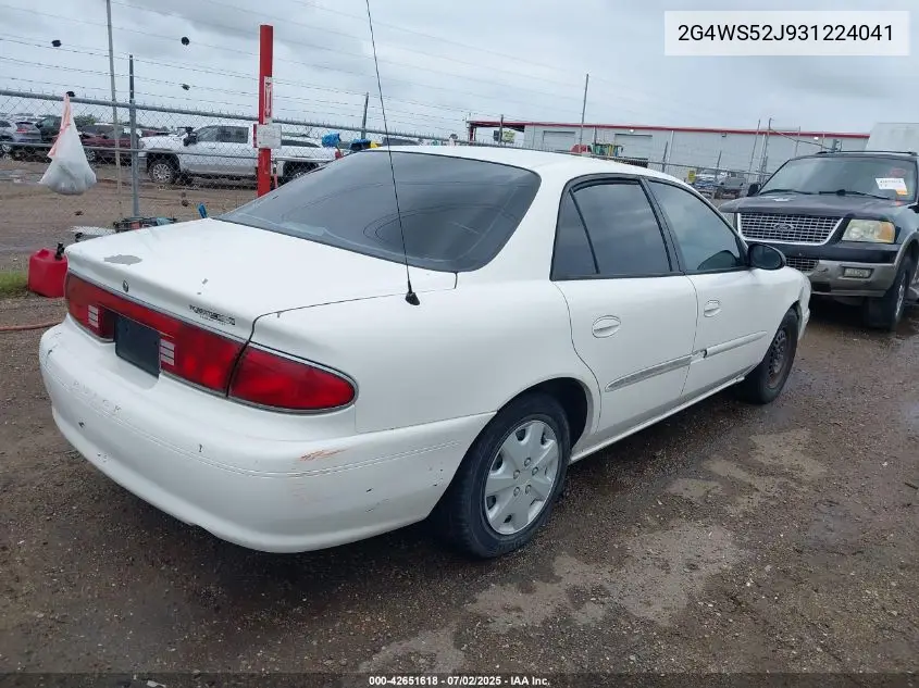 2003 Buick Century Custom VIN: 2G4WS52J931224041 Lot: 42651618
