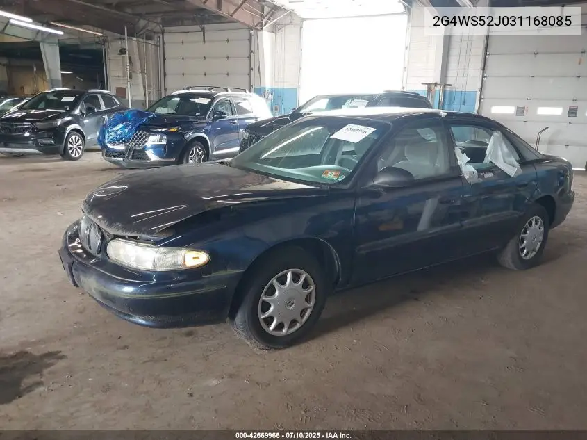 2003 Buick Century Custom VIN: 2G4WS52J031168085 Lot: 42669966