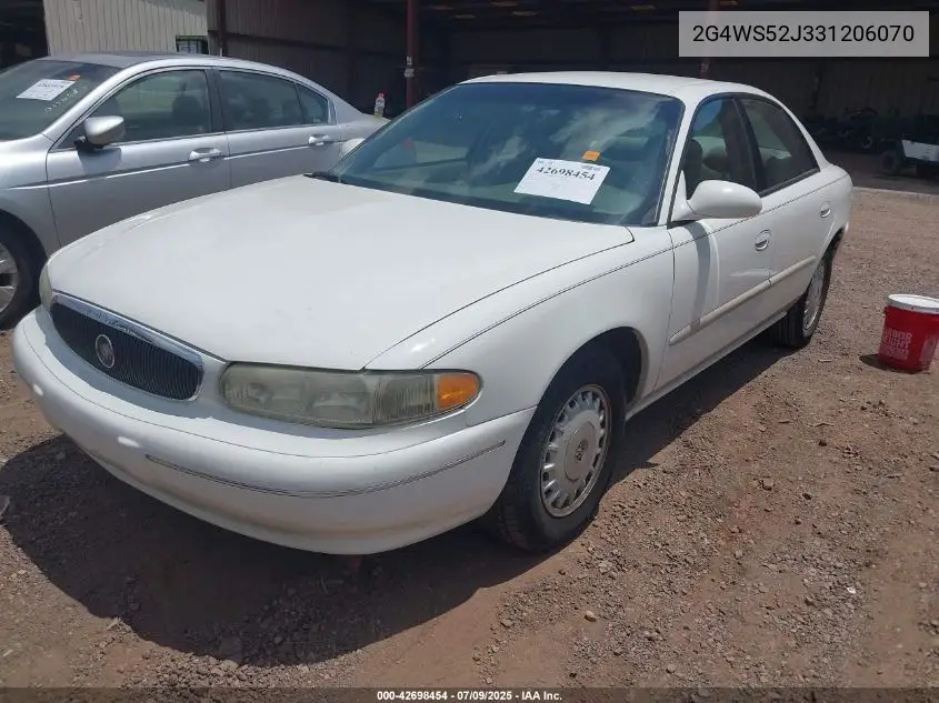 2003 Buick Century Custom VIN: 2G4WS52J331206070 Lot: 42698454