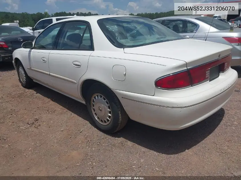 2003 Buick Century Custom VIN: 2G4WS52J331206070 Lot: 42698454
