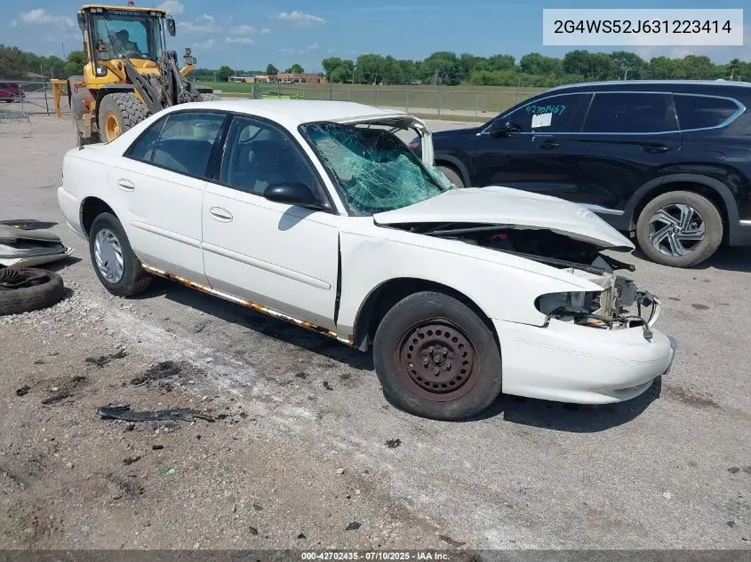 2003 Buick Century Custom VIN: 2G4WS52J631223414 Lot: 42702435