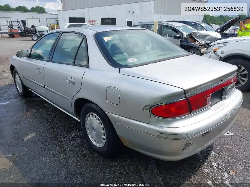 2003 Buick Century Custom VIN: 2G4WS52J531256839 Lot: 42733673