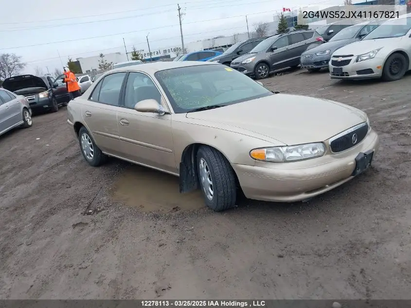 2004 Buick Century Custom VIN: 2G4WS52JX41167821 Lot: 12278113