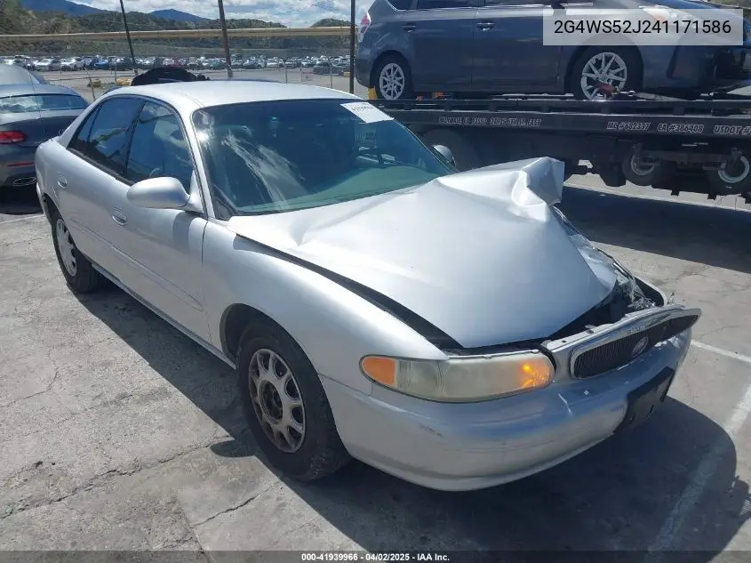2004 Buick Century VIN: 2G4WS52J241171586 Lot: 41939966