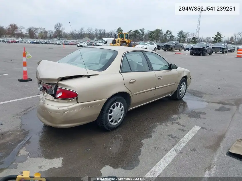 2004 Buick Century VIN: 2G4WS52J541239251 Lot: 42062065