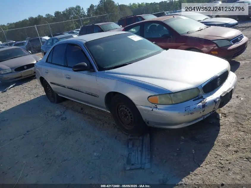 2004 Buick Century VIN: 2G4WS52J241252796 Lot: 42172460