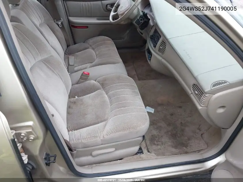 2004 Buick Century VIN: 2G4WS52J741190005 Lot: 42173721