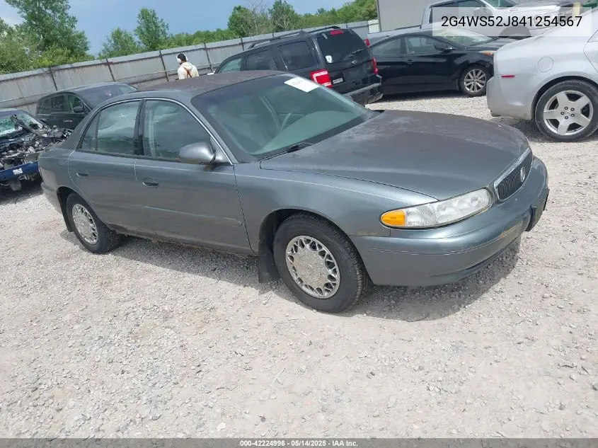 2004 Buick Century VIN: 2G4WS52J841254567 Lot: 42224996