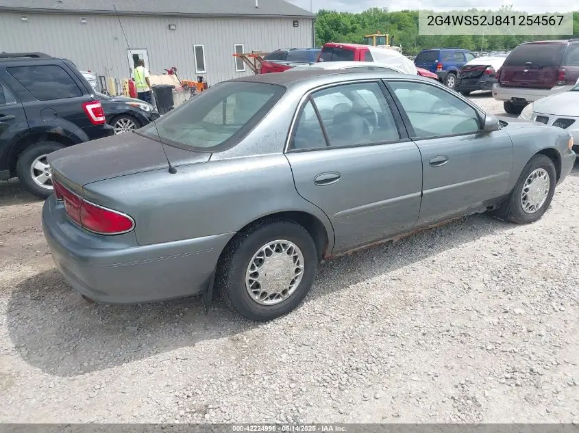 2004 Buick Century VIN: 2G4WS52J841254567 Lot: 42224996