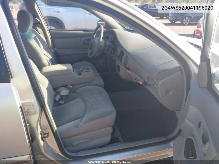 2004 Buick Century VIN: 2G4WS52J041196020 Lot: 42259194