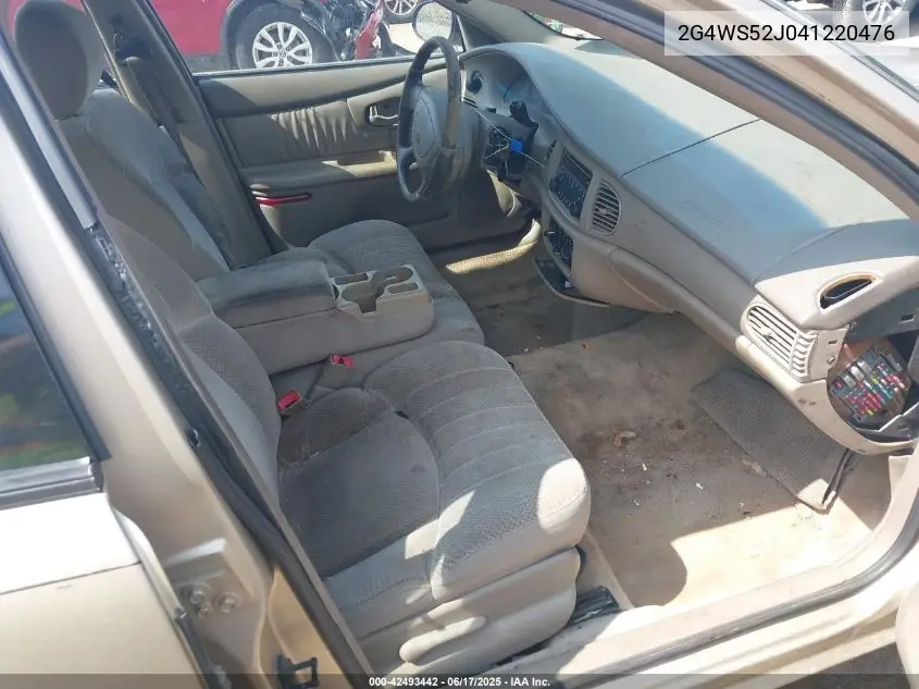2004 Buick Century VIN: 2G4WS52J041220476 Lot: 42493442