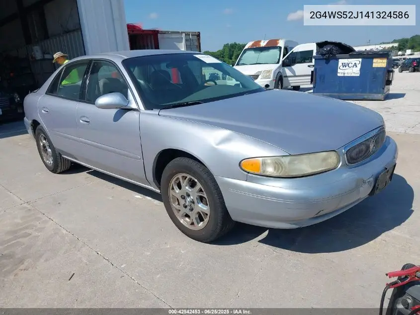 2004 Buick Century Custom VIN: 2G4WS52J141324586 Lot: 42542453