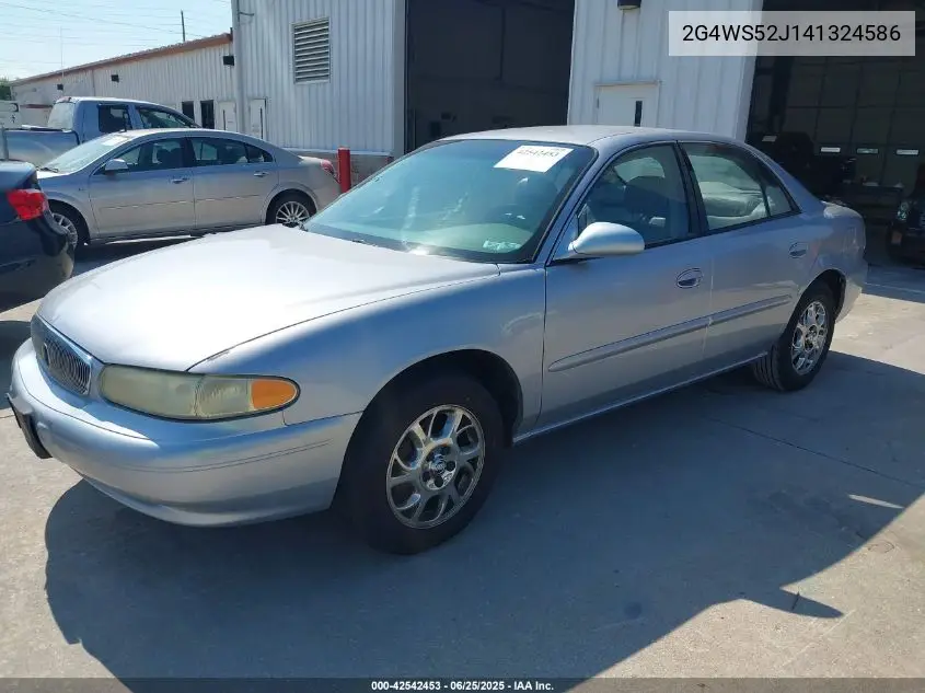 2004 Buick Century Custom VIN: 2G4WS52J141324586 Lot: 42542453