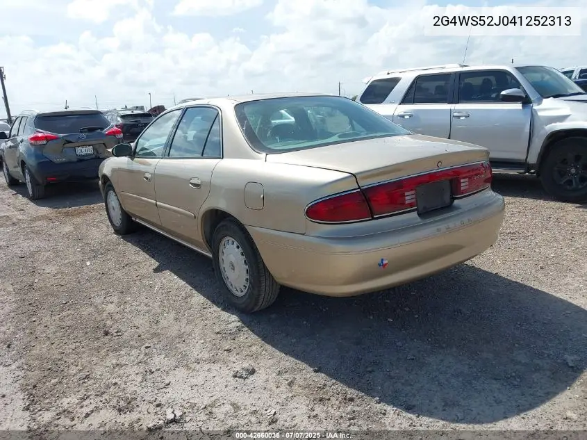 2004 Buick Century VIN: 2G4WS52J041252313 Lot: 42660036