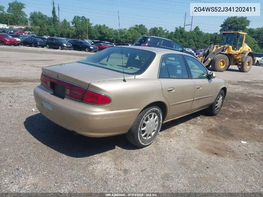 2004 Buick Century VIN: 2G4WS52J341202411 Lot: 42660440