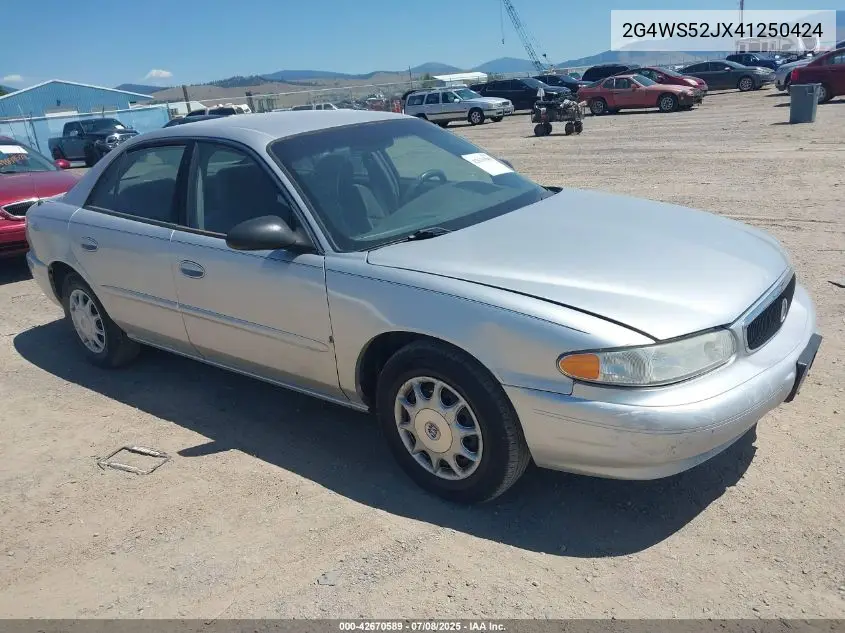 2004 Buick Century VIN: 2G4WS52JX41250424 Lot: 42670589