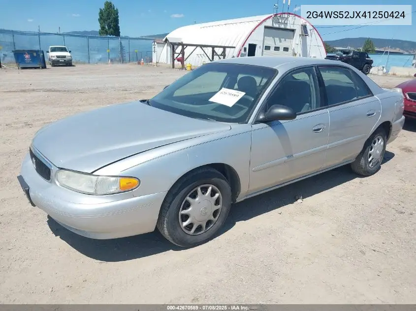 2004 Buick Century VIN: 2G4WS52JX41250424 Lot: 42670589