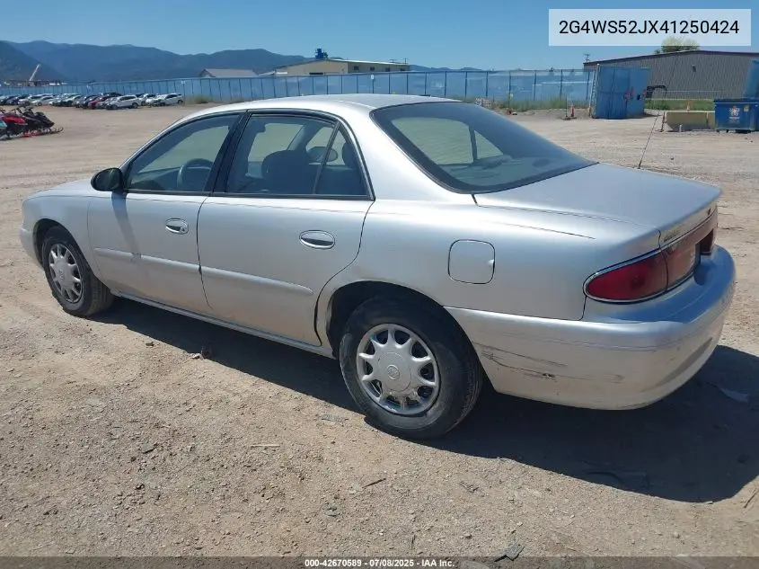 2004 Buick Century VIN: 2G4WS52JX41250424 Lot: 42670589