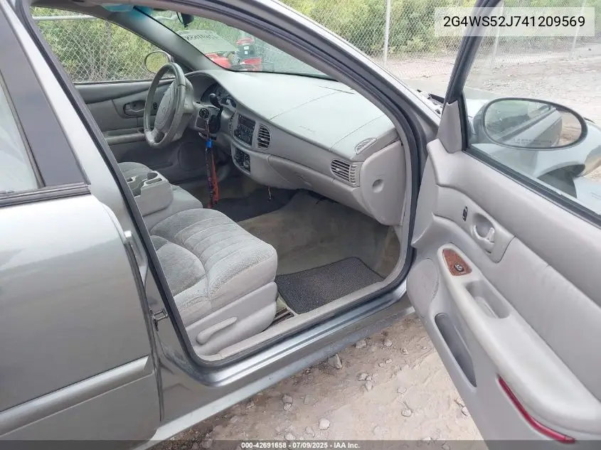 2004 Buick Century VIN: 2G4WS52J741209569 Lot: 42691658