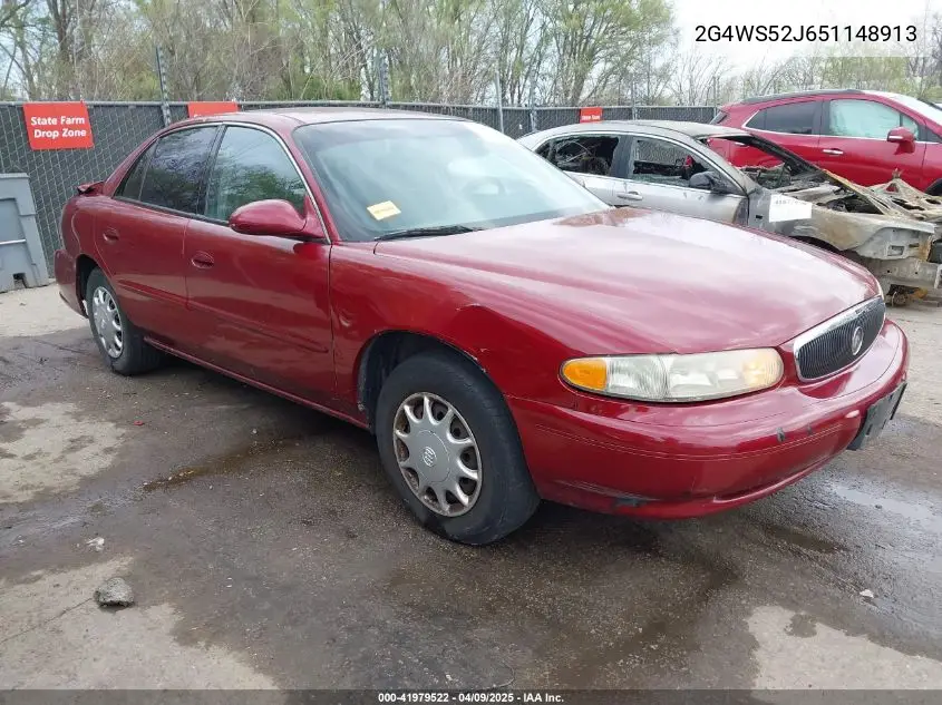 2005 Buick Century VIN: 2G4WS52J651148913 Lot: 41979522