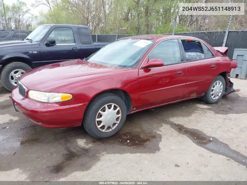 2005 Buick Century VIN: 2G4WS52J651148913 Lot: 41979522