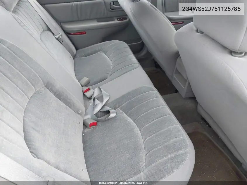 2005 Buick Century VIN: 2G4WS52J751125785 Lot: 42210001