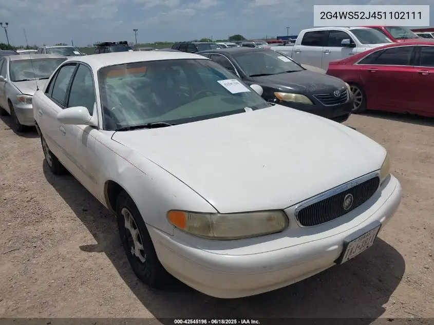 2005 Buick Century VIN: 2G4WS52J451102111 Lot: 42545196
