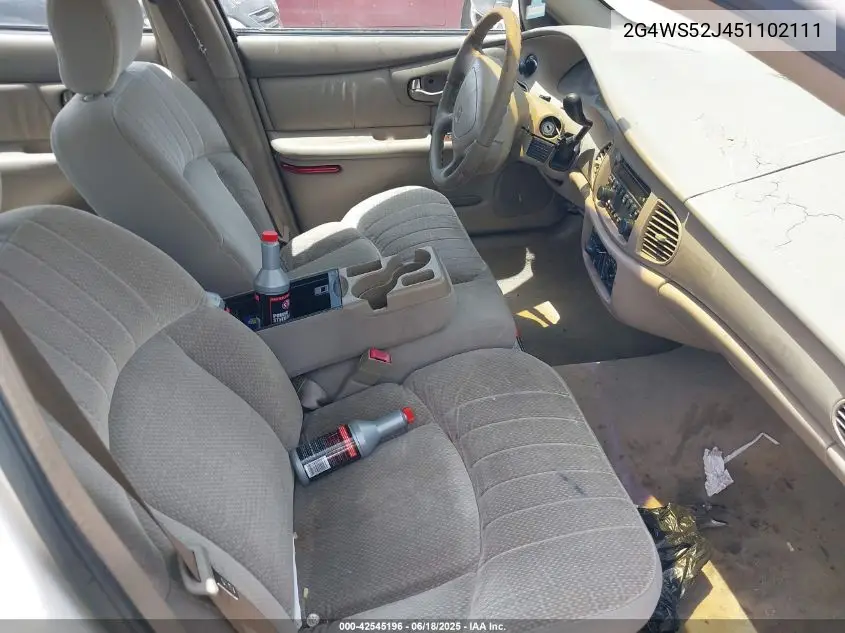 2005 Buick Century VIN: 2G4WS52J451102111 Lot: 42545196
