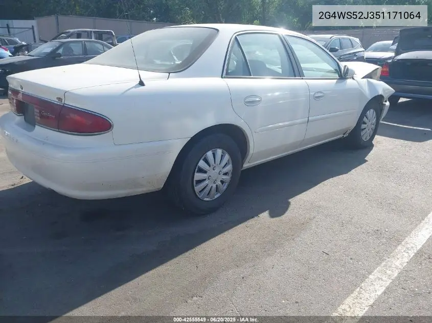 2005 Buick Century VIN: 2G4WS52J351171064 Lot: 42555549
