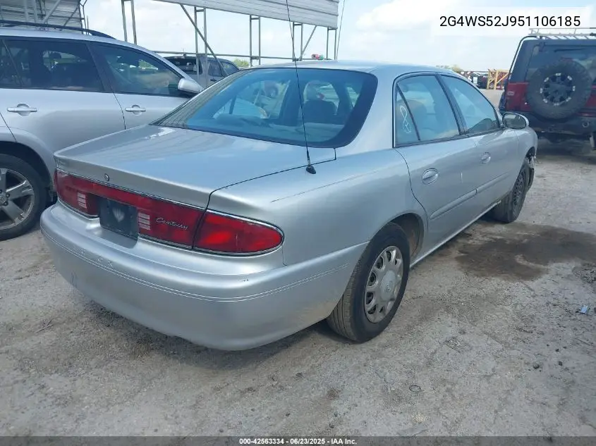 2005 Buick Century VIN: 2G4WS52J951106185 Lot: 42563334