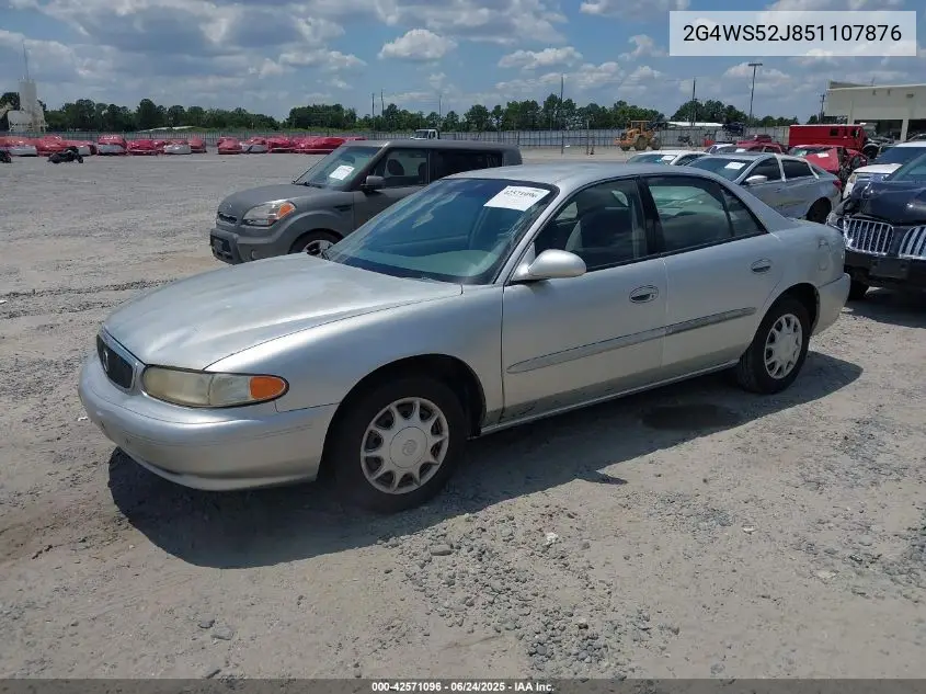 2005 Buick Century VIN: 2G4WS52J851107876 Lot: 42571096
