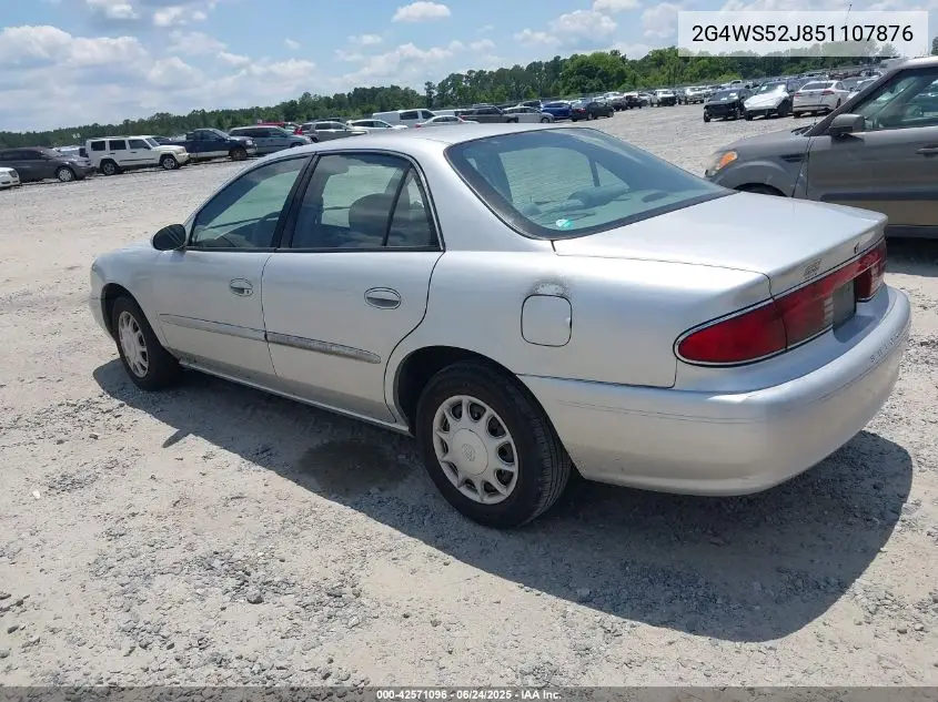 2005 Buick Century VIN: 2G4WS52J851107876 Lot: 42571096