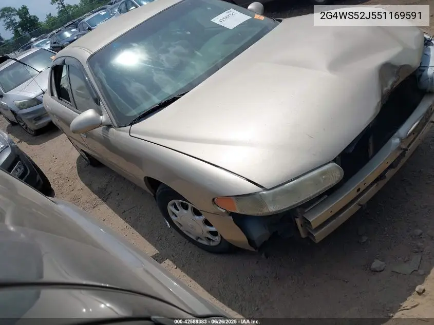 2005 Buick Century VIN: 2G4WS52J551169591 Lot: 42589383