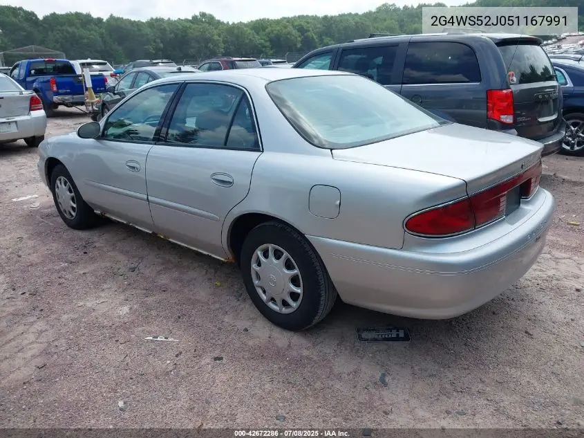 2005 Buick Century VIN: 2G4WS52J051167991 Lot: 42672286