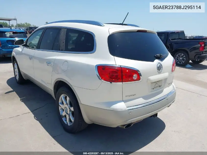 2008 Buick Enclave Cxl VIN: 5GAER23788J295114 Lot: 42253287