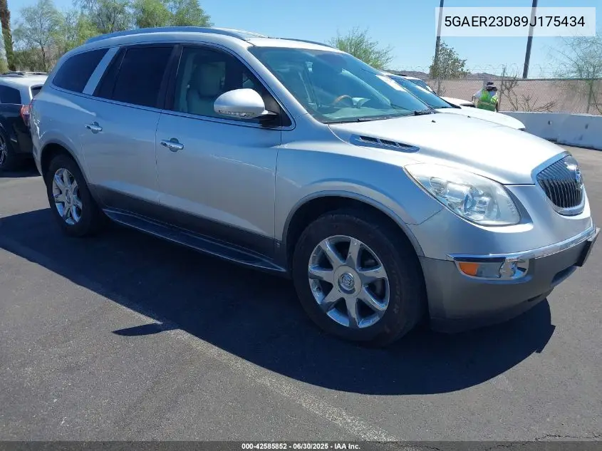2009 Buick Enclave Cxl VIN: 5GAER23D89J175434 Lot: 42585852