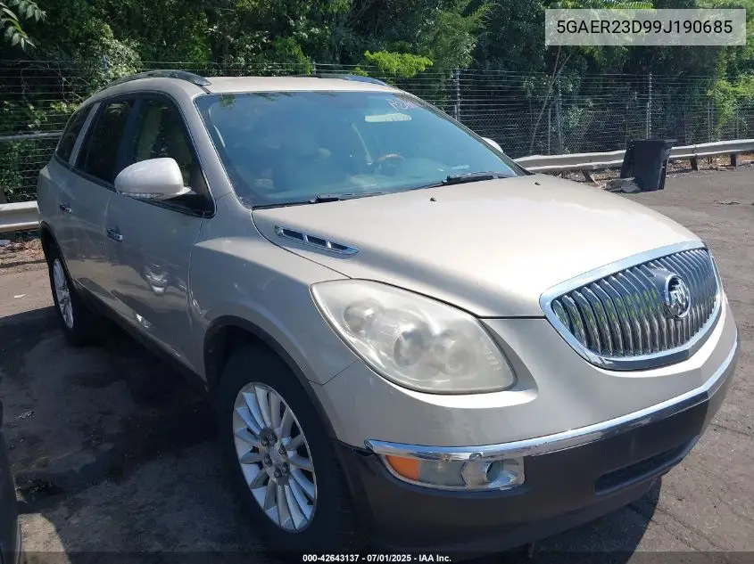 5GAER23D99J190685 2009 Buick Enclave Cxl