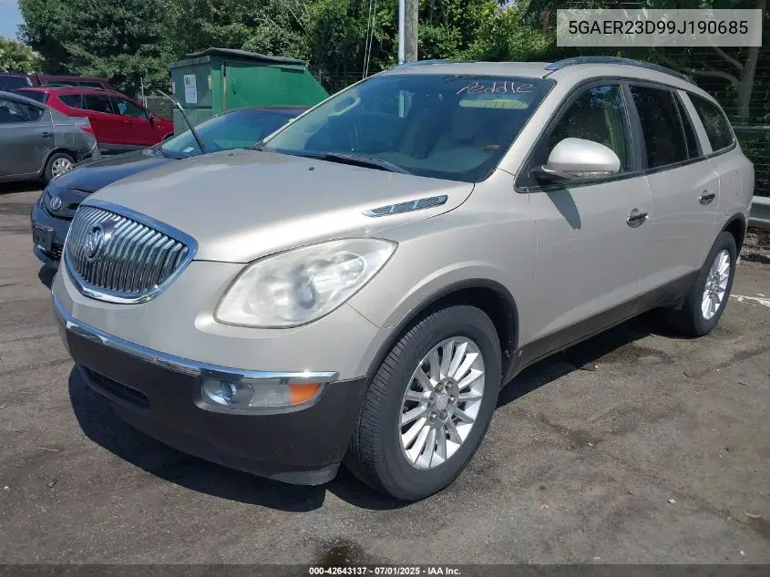 5GAER23D99J190685 2009 Buick Enclave Cxl