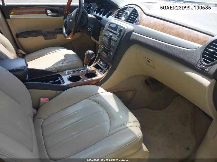 5GAER23D99J190685 2009 Buick Enclave Cxl