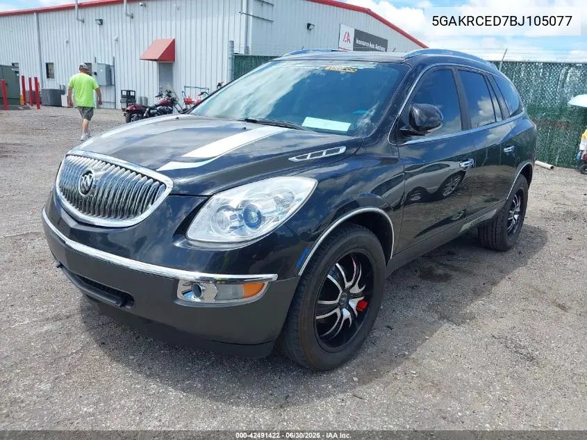 2011 Buick Enclave 2Xl VIN: 5GAKRCED7BJ105077 Lot: 42491422