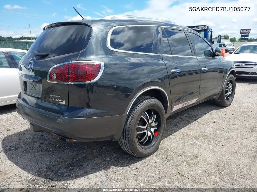2011 Buick Enclave 2Xl VIN: 5GAKRCED7BJ105077 Lot: 42491422
