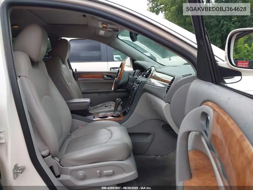 2011 Buick Enclave 1Xl VIN: 5GAKVBED0BJ364628 Lot: 42591867