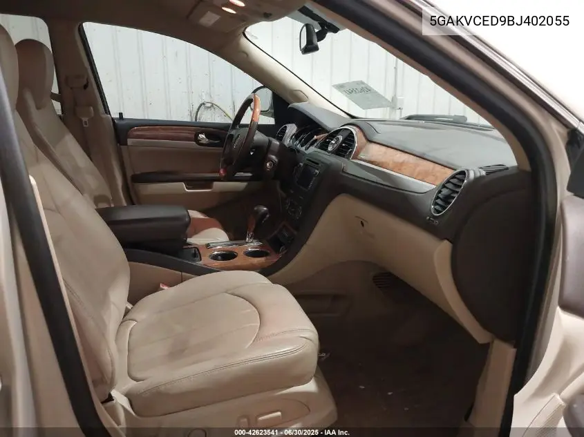 2011 Buick Enclave 2Xl VIN: 5GAKVCED9BJ402055 Lot: 42623541
